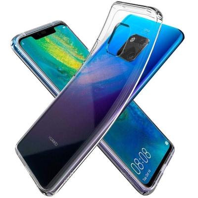 Picture of For Huawei Mate 20 Pro Case Extremely Thin Crystal Clear Soft TPU Rubber Excellent Durability Scratch Resistant Anti Slip Cover Case For Mate20 Pro Clear Cover