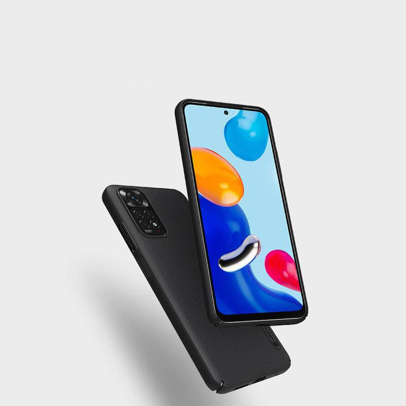 Picture of For Xiaomi Redmi Note 11 4G or Redmi Note 11s Both of Same Nillkin Super Frosted Shield Hard PC Back Cover Salient Dot Design Case