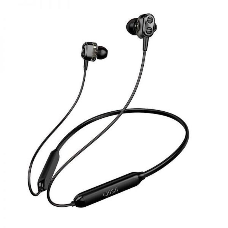 Picture of UiiSii BN28 Dual Driver Bluetooth Neckband Earphone Waterproof In Ear Earphones