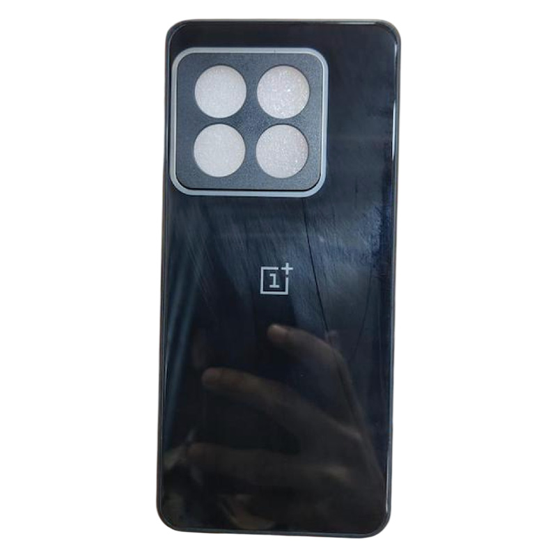 Picture of For OnePlus 10 Pro Electroplating Logo Crome Glass Tough Hard PC Side TPU Back Case Phone Cover