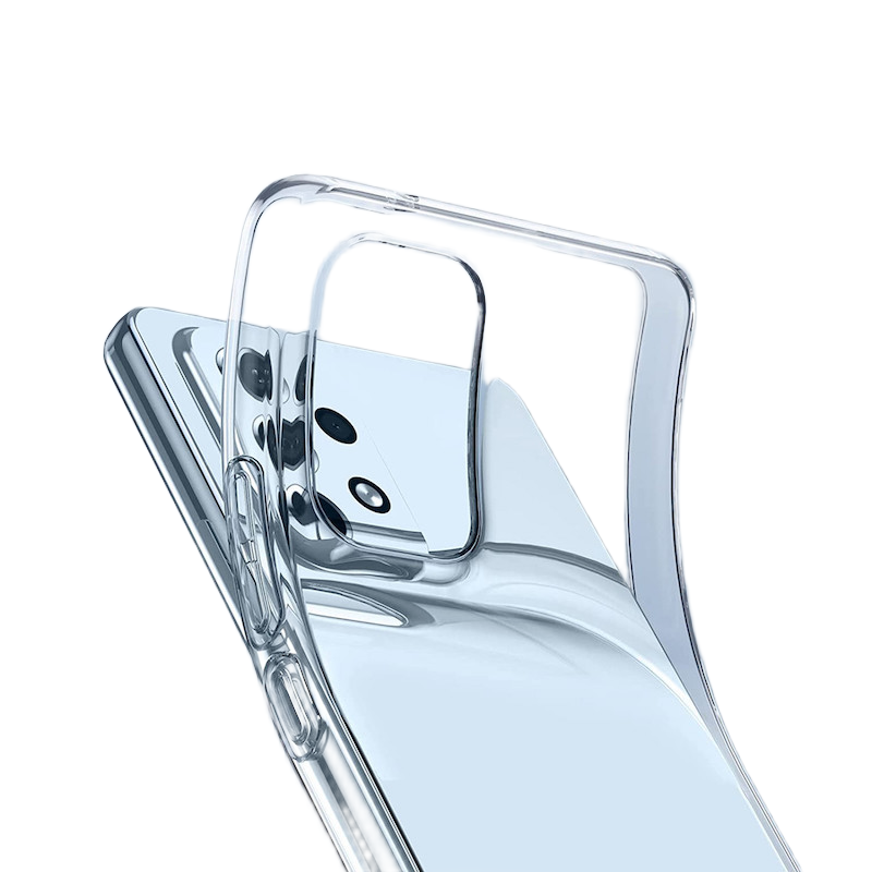 Picture of For Samsung Galaxy A33 5G Case Extremely Thin Crystal Clear Soft TPU Rubber Excellent Durability Scratch Resistant Anti Slip Case Clear Cover