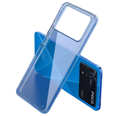 Picture of For Xiaomi Poco X4 Pro Phone Cover Slim Soft Clear Silicone Rubber Scratch-Resistant Tpu Case Liquid Crystal Anti-Yellowing Designed Back Cover Skin - Phone Back Cover - মোবাইল ফোন - Phone