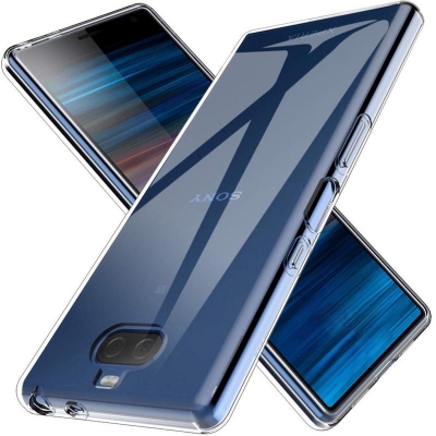 Picture of For Sony Xperia XA3 Ultra Phone Case Extremely Thin Crystal Clear Soft TPU Rubber Excellent Durability Scratch Resistant Anti Slip Case Clear Cover