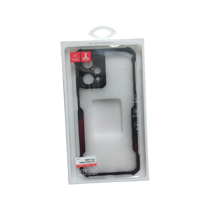 Picture of XUNDD CASE For OPPO V25 Phone Cover Military Grade Black Bumper Case Airbags Shockproof Protective Transparent Back Cover