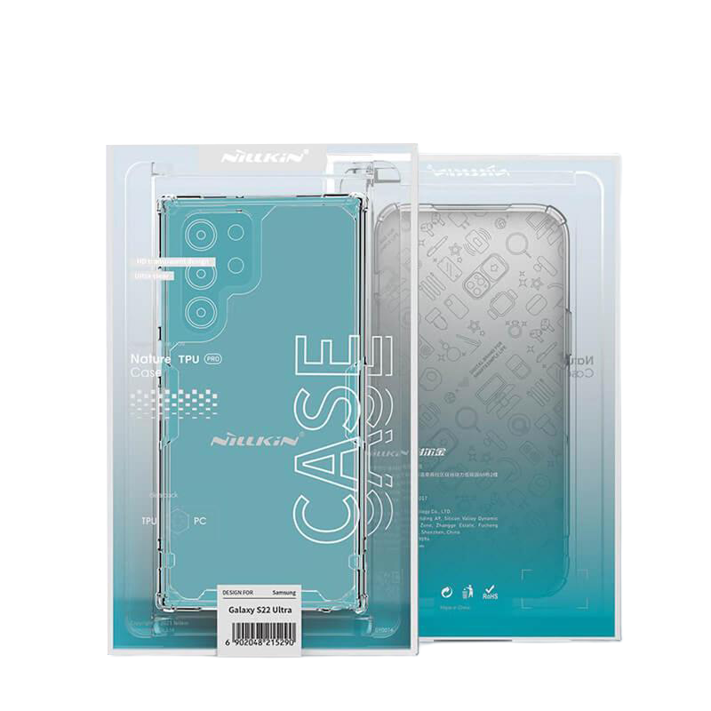 Picture of NILLKIN CASE FOR SAMSUNG GALAXY S22 ULTRA PHONE COVER NATURE TPU PRO CRYSTAL CLEAR SHOCKPROOF BUMPER CASE FOR GALAXY S22 ULTRA 5G