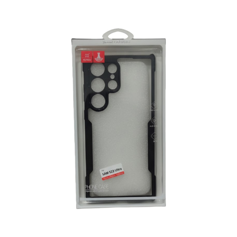 Picture of Xundd Brand Case For Samsung Galaxy S23 Ultra Phone Cover Military Grade Drop Tested Slim Clear Back With Shockproof Soft Tpu Bumper Frame Cover Black And Transparent For S23 Ultra 5G - Camera