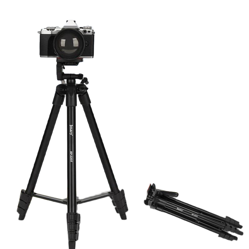Picture of Jmary KP-2205 Tripods Celular Portable Aluminum Camera Tripod Stands Phone Tripod Stand Mobile Stand Black