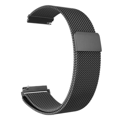 Picture of 20mm Magnetic Stainless Steel Metal Strap Metal Belt Wrist Band Strap With 20mm Lugs For Xiaomi Amazfit Bip Haylou Ls02 Rs4 Plus Smartwatch 20mm Bracelet For All Other 20Mm Width Lugs Quartz Watches Strap Watch Strap Smart Watch Belt
