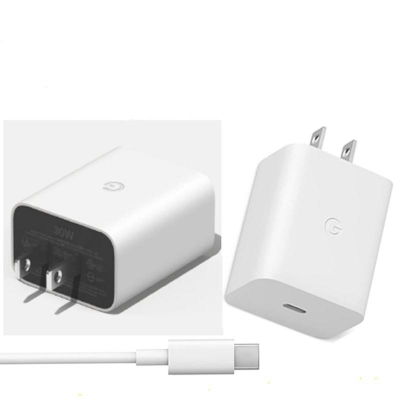 Picture of For Google 6 Phone Charger Google 30W USB-C Charger and Cable Fast Charging Pixel Phone Charger Compatible with Google Products and Other USB-C devices For Google Pixel 6 6 Pro Pixel 7 7 Pro