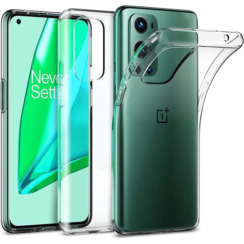 Picture of For OnePlus 9 Pro Phone Case Extremely Thin Crystal Clear Soft TPU Rubber Excellent Durability Scratch Resistant Anti Slip Cover Case