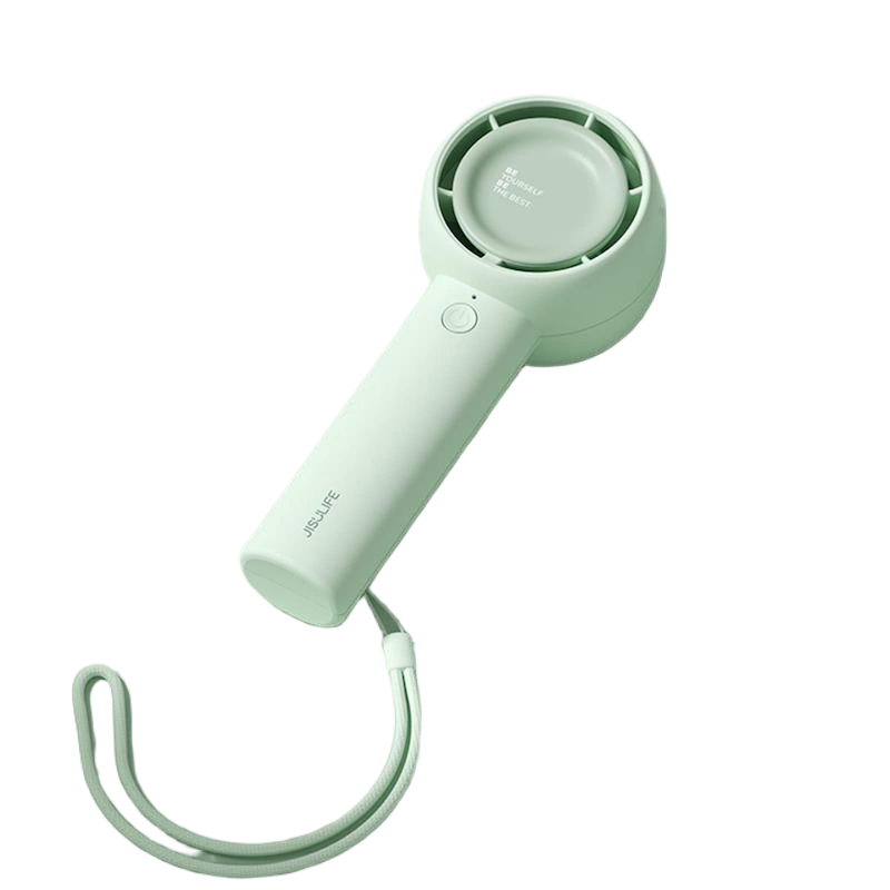 Picture of JISULIFE FA42 Mini Handheld Fan Unique Design Portable Fan Personal Hand Fan USB Rechargeable with Powerful Trubo Wind 4500mAh Battery Operated Small Pocket Fan for Eyelash Makeup Kids Women