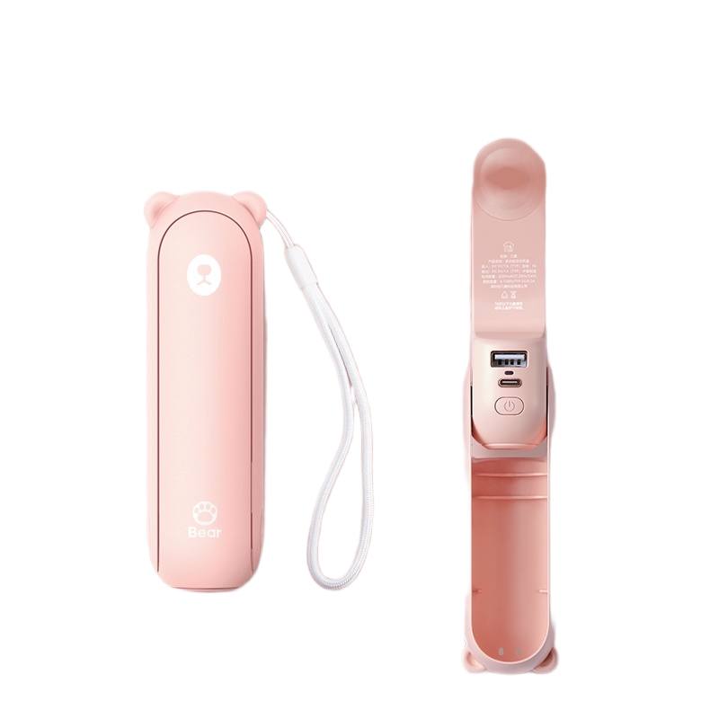 Picture of JISULIFE F8 Mini Fan 3 in 1 Handheld Fan Small Portable Fan USB Rechargeable Mini Pocket Fan Battery Operated Fan with Power Bank Flashlight Function for Outdoor