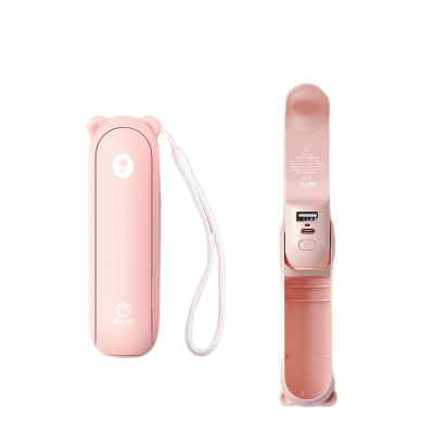 Picture of JISULIFE F8 Mini Fan 3 in 1 Handheld Fan Small Portable Fan USB Rechargeable Mini Pocket Fan Battery Operated Fan with Power Bank Flashlight Function for Outdoor