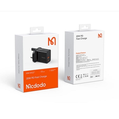 Picture of Mcdodo CH-1301 PD 20W Fast Charger is applicable to 20W USB-C Power Adapter Dual Port Compatible with 14 Plus 14 pro Max 13 pro Max 12 Pro Max