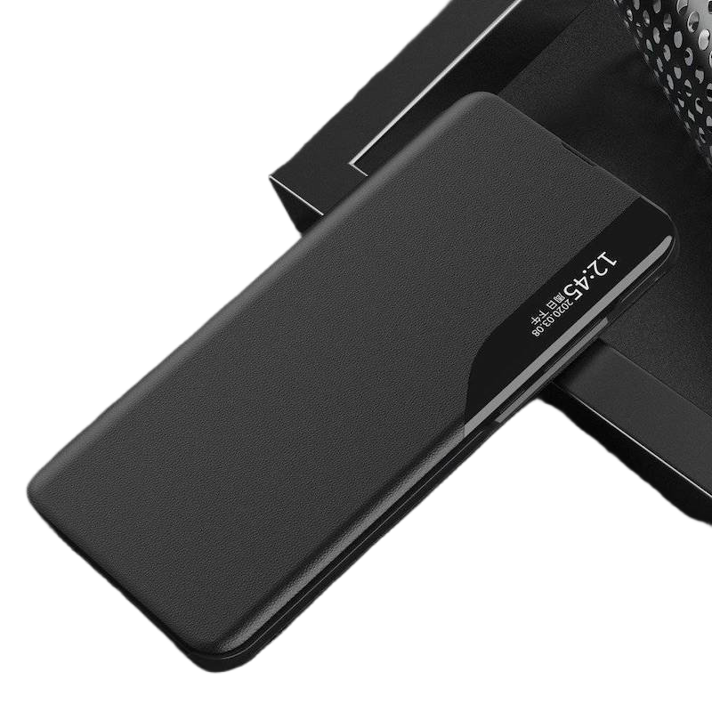 Picture of For Samsung Galaxy S23 Plus 5G Phone Case Window View Flip Stand Cover PU Leather Protective Case Luxury Kickstand Window Shockproof Flip Cover For Galaxy S23+