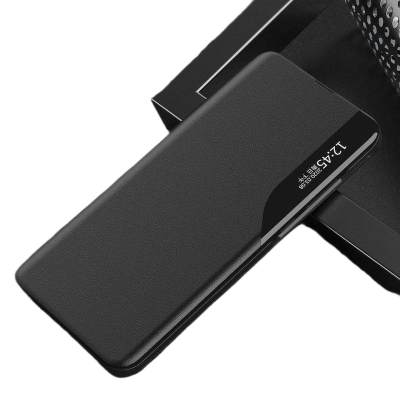 Picture of For Samsung Galaxy S23 Plus 5G Phone Case Window View Flip Stand Cover PU Leather Protective Case Luxury Kickstand Window Shockproof Flip Cover For Galaxy S23+