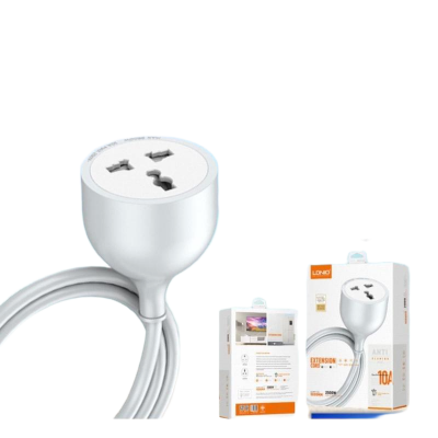 Picture of LDNIO SC1017 Heavy Duty Extension Cord 5 Meter Single Power Cord Anti Flaming PVC Anti Bending Extension Wire 2500W Universal Socket For Laptop Mobile Tablet and Others