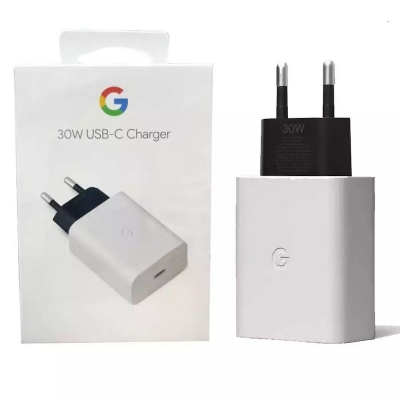 Picture of For Google 30W Charger EU / US Plug Fast Charging Travel Adapter 100CM USB Type C Cable For Google Pixel 7 7 Pro 6 5 Pro 6A 4A 3 2