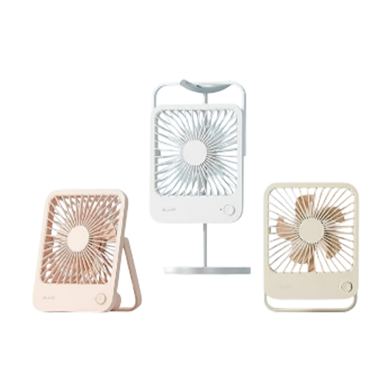 Picture of JISULIFE FA26 Portable Fan Mini Table Fan USB Rechargeable 4500mAh Small Personal Battery Desk Fan Suit for Dormitory Office Outdoor Strong Wind