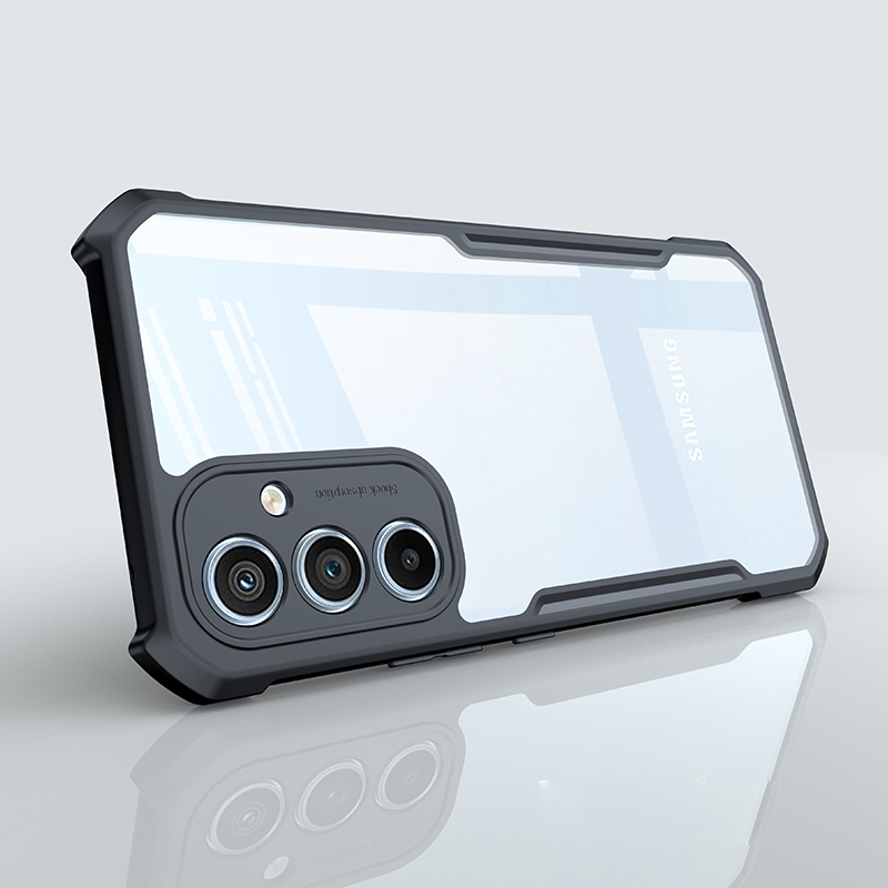 Picture of XUNDD CASE For Samsung Galaxy A54 5G Phone Cover Military Grade Black Bumper Case Airbags Shockproof Protective Transparent Back Cover