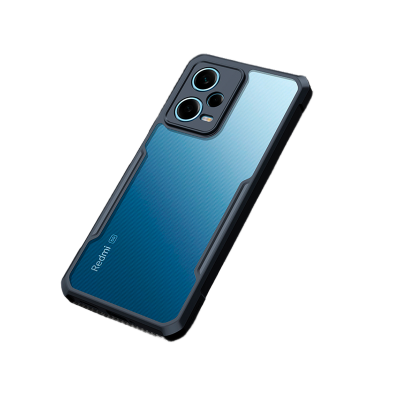 Picture of XUNDD CASE For Xiaomi Redmi Note 12 Pro 5G Phone Cover Military Grade Black Bumper Case Airbags Shockproof Protective Transparent Back Cover
