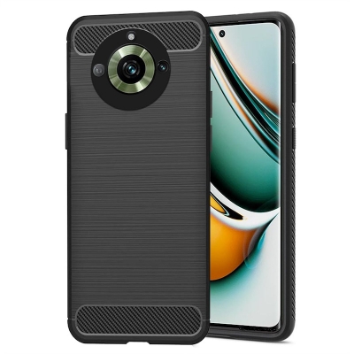 Picture of For Realme 11 Pro Plus Phone Case Slim Shock Absorption Flexible TPU Rubber Full Body Protective Phone Cover For Realme 11 Pro+ 5G