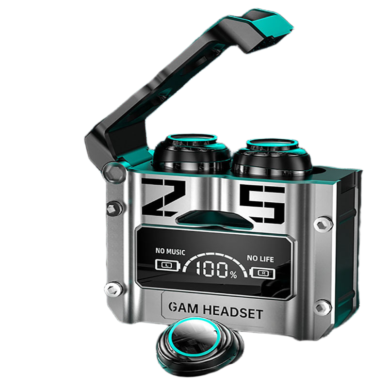 Picture of Premium True Wireless M25 TWS Earbuds with Mic Gaming 40ms Low Latency Headphones Deep Bass ENC Stereo Call Bluetooth 5.3 Earphone 1-Step Pairing Voice Assistant