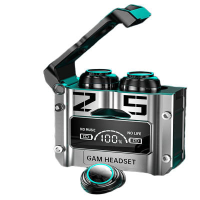 Picture of Premium True Wireless M25 TWS Earbuds with Mic Gaming 40ms Low Latency Headphones Deep Bass ENC Stereo Call Bluetooth 5.3 Earphone 1-Step Pairing Voice Assistant