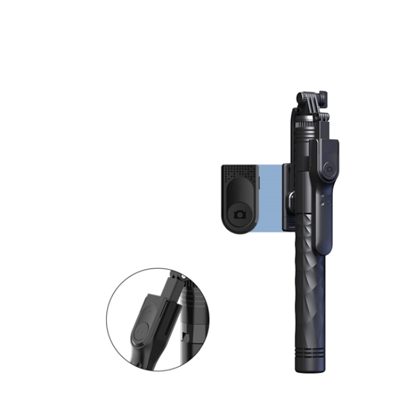 Picture of JMARY KT-239 1.75m Telescopic Selfie Stick Tripod Stand Cell Phone Clip Rotation Design Camera Mount Holder