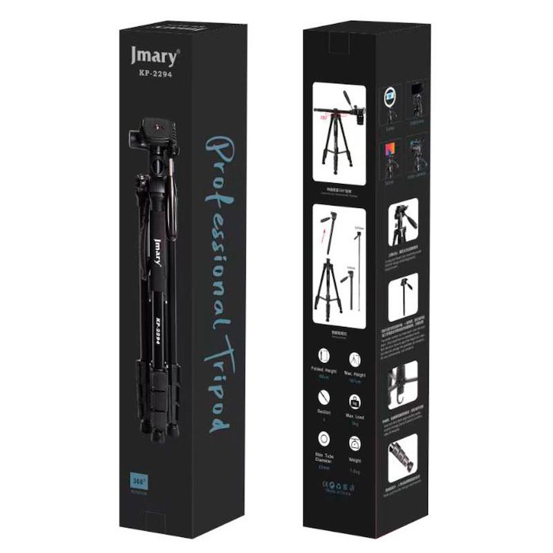 Picture of Jmary KP-2294 Rotatable Center Column Aluminum Alloy Stand Axis Horizontal Monopod Jmary Tripod For DSLR Camera GoPro MobilePhone