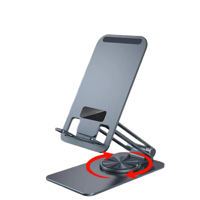 Picture of Metal Desk Mobile Phone Holder Stand for iPhone iPad Xiaomi Adjustable Desktop Tablet Holder Universal Table Cell Phone Stand