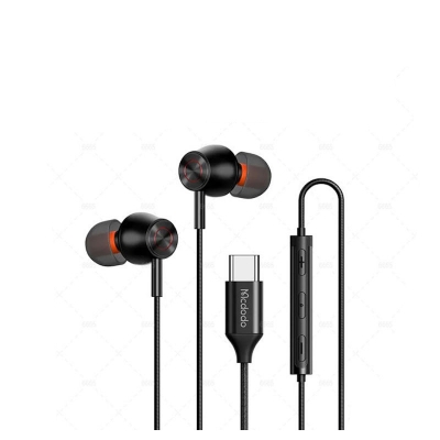 Picture of MCDODO HP-3490 Micro Star Series USB-C MDD HiFi Stereo Wired Headphone Type-C Earphone with Mic and Volume Control