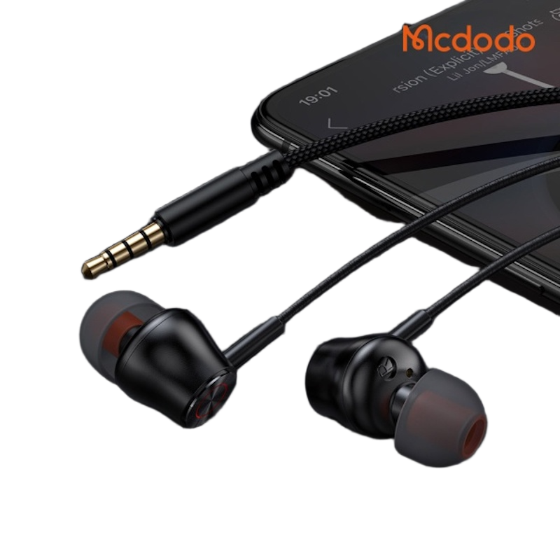 Picture of Mcdodo HP-350 Stereo Earphone 3.5mm Aux Audio Jack Wired Headphone