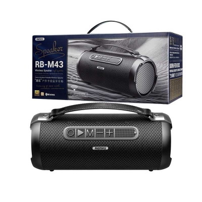 Picture of REMAX RB-M43 GWENS OUTDOOR PORTABLE HIFI WIRELESS SPEAKERS TWS ROCK STYLE BLUETOOTH V5.0 SPEAKER