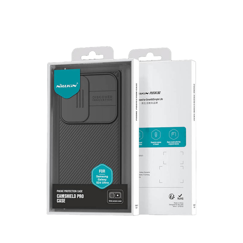 Picture of Nillkin CamShield Pro Case For Samsung Galaxy S24 Ultra Phone Case CamShield Pro Case with Slide Camera Cover For Samsung S24 Ultra 5G Case 6.8'' Phone