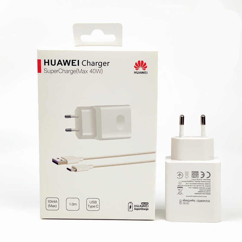 Picture of For HUAWEI P30 Pro Fast Charger (40W Max) 22.5W Supercharge Type C Cable For HUAWEI P30 P40 P40 Lite P10 P20 Pro P20 Lite Mate 9 10 Pro Mate 20 Pro V20
