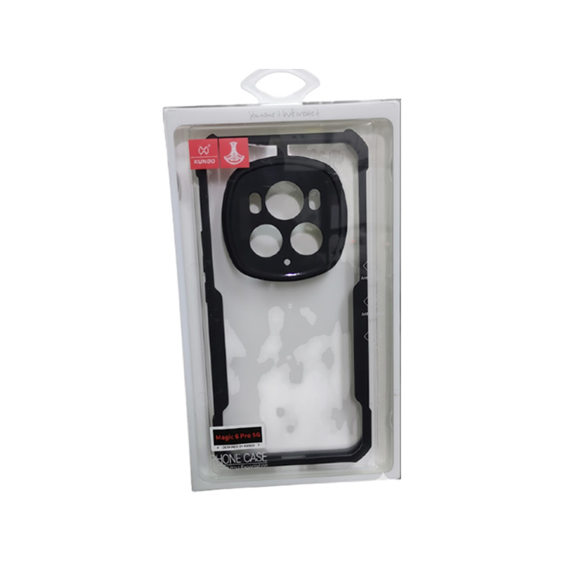 Picture of XUNDD CASE For Honor Magic 6 Pro 5G Phone Cover 4 Corner Military Grade Black Bumper Case Airbags Shockproof Protection Case Shell Fingerprint-proof Anti Drop Anti Scratch Protective Cover