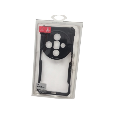 Picture of XUNDD CASE For OPPO Find X7 Ultra Phone Cover Military Grade Black Bumper Case Airbags Shockproof Protective Transparent Back Cover