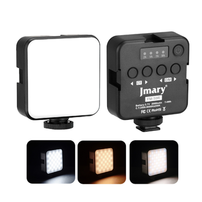 Picture of Jmary FM-59R Rechargeable Mini LED Light Video Light Camera Light Photography Lighting Lamp