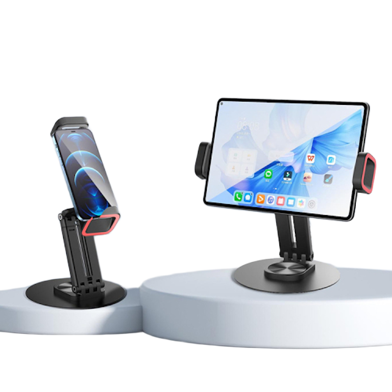 Picture of JMARY MK-63 Desktop Holder Rotating Stable and Antiskid wide Compatibility Foldable Tablet Stand Vertical Horizontal Stand For Mobile and Tablet iPad