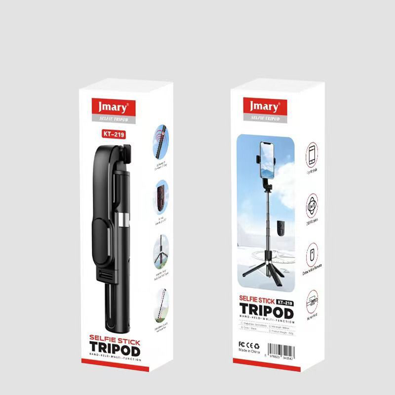 Picture of JMARY KT-219 Camera and Phone Selfie Stick with Remote Shutter Mini Tripods
