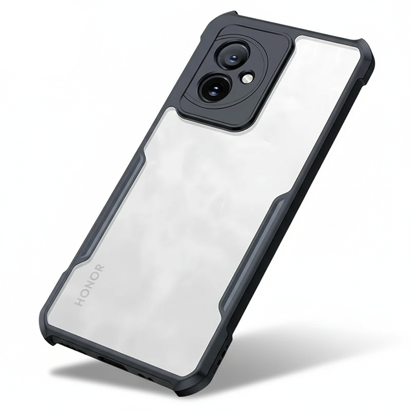Picture of XUNDD CASE For Honor 100 Phone Cover Mili tary Grade Black Bumper Case Airbags Shockproof Protective Transparent Back Cover