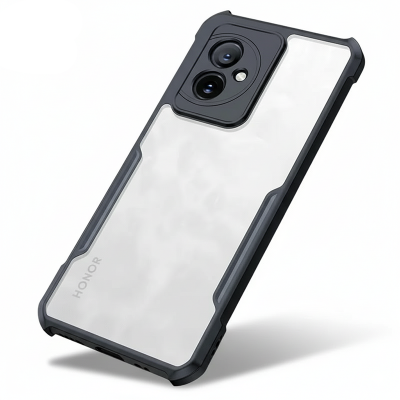 Picture of XUNDD CASE For Honor 100 Phone Cover Mili tary Grade Black Bumper Case Airbags Shockproof Protective Transparent Back Cover