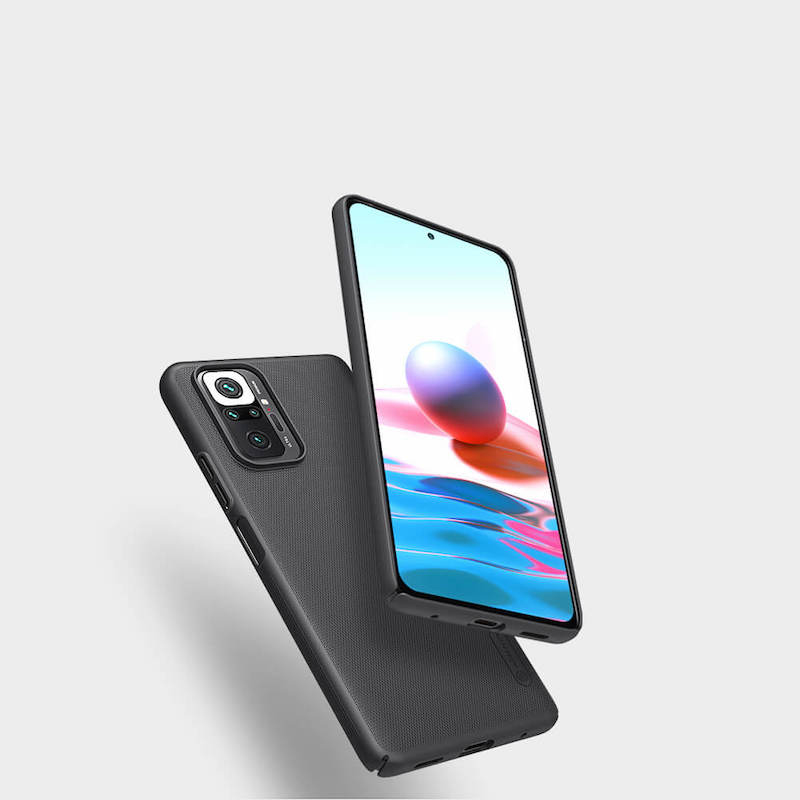 Picture of For Xiaomi Redmi Note 10 Pro / Redmi Note 10 Pro Max Nillkin Super Frosted Shield Hard PC Back Cover Matte Hard Case with Salient Dot Design