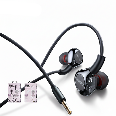 Picture of Remax RM-670 Official Stereo Head Music Hifa Bass In Air Earphones Wired 3.5mm Android with Built in Karaoke Mic for Phone Call Earphones for Phone