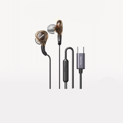 Picture of Remax Audio RM-670a Type C Digital Transparent Shell Wired Stereo HD Sound Earphone For Music And Call iPhone 16 Pro Max 15 Pro Max Samsung Galaxy 24 Ultra S23 Ultra