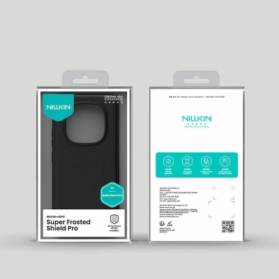 Picture of For Xiaomi Redmi Note 14 Pro 5G NILLKIN Super Frosted Shield Pro Dual Protective Material PC and TPU Bumper Protective Case Anti-Fingerprint Matte Texture Back Cover For Redmi Note 14 Pro