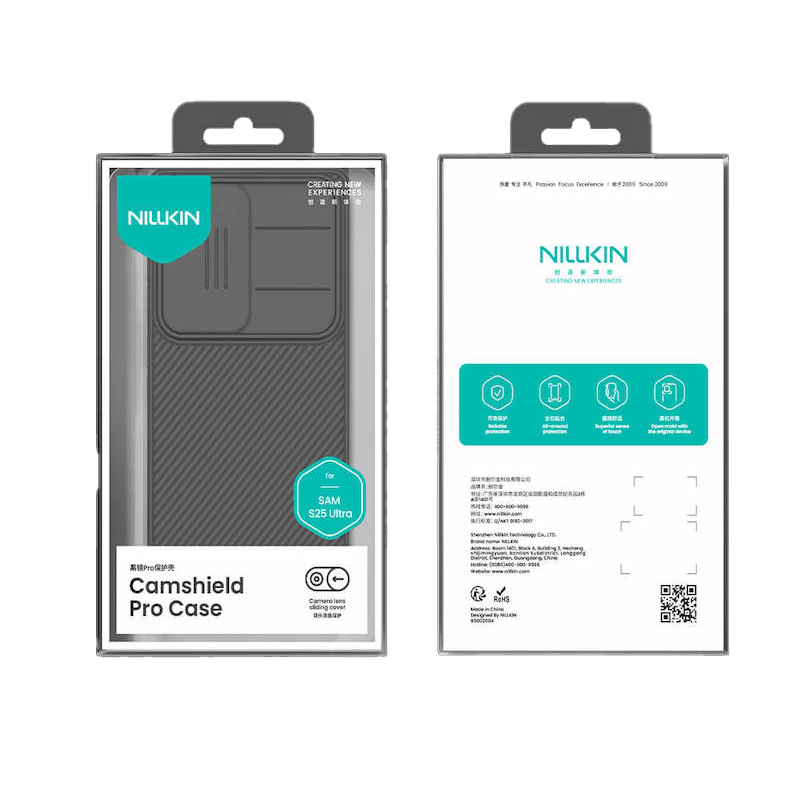 Picture of Nillkin CamShield Pro Case For Samsung Galaxy S25 Ultra Phone Case CamShield Pro Case with Slide Camera Cover For Samsung S25 Ultra 5G Case 6.9'' Phone