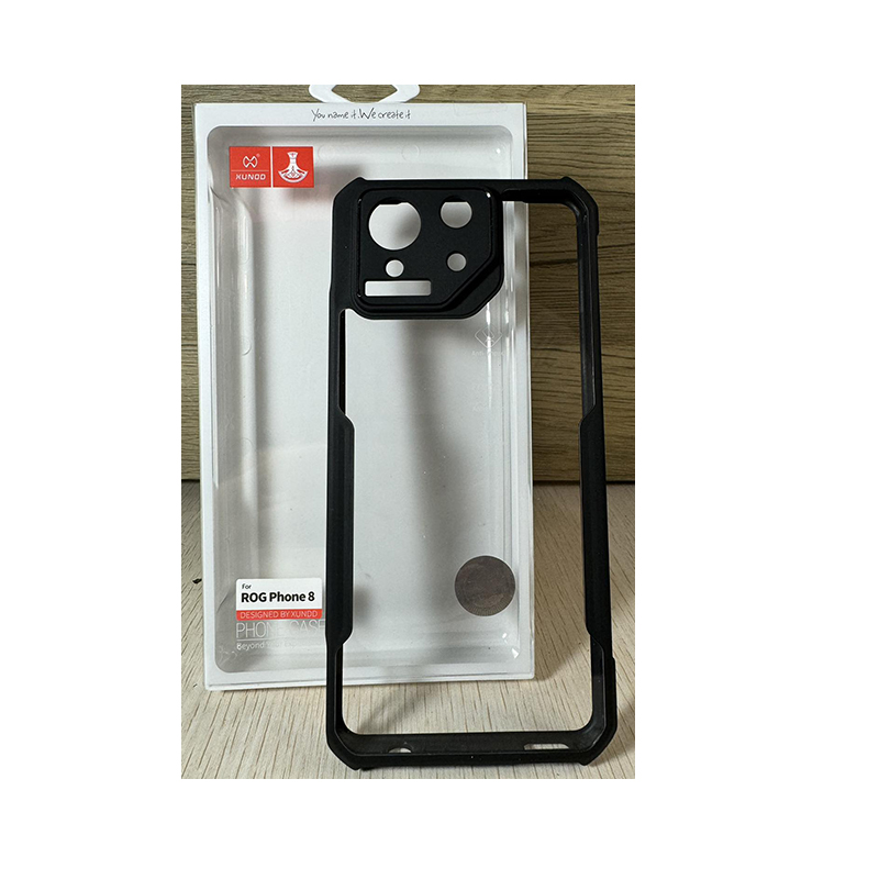 Picture of XUNDD CASE For Asus ROG 8 ROG Phone 8 Pro Phone Case Air-bag Anti Drop Anti Scratch Protective Covers Shockproof Protection Miltary Grade Black Bumper Case Airbags Shockproof Protective Transparent Back Cover