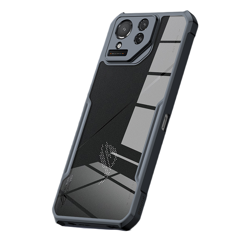 Picture of XUNDD CASE For Asus ROG 9 Pro ROG Phone 9 Pro Phone Case Air-bag Anti Drop Anti Scratch Protective Covers Shockproof Protection Miltary Grade Black Bumper Case Airbags Shockproof Protective Transparent Back Cover